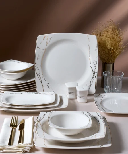 Caroline 54 Parça 12 Kişilik Yemek Takımı 6685