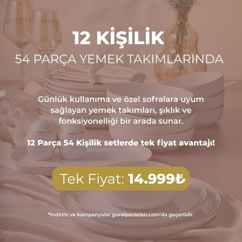 12 Kişilik Yemek Takımları