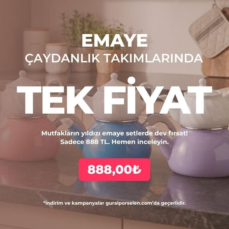 Emaye Çaydanlıklar
