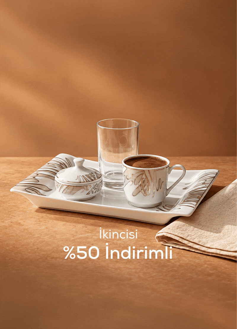 Seçili Kahve Setlerde 1+1