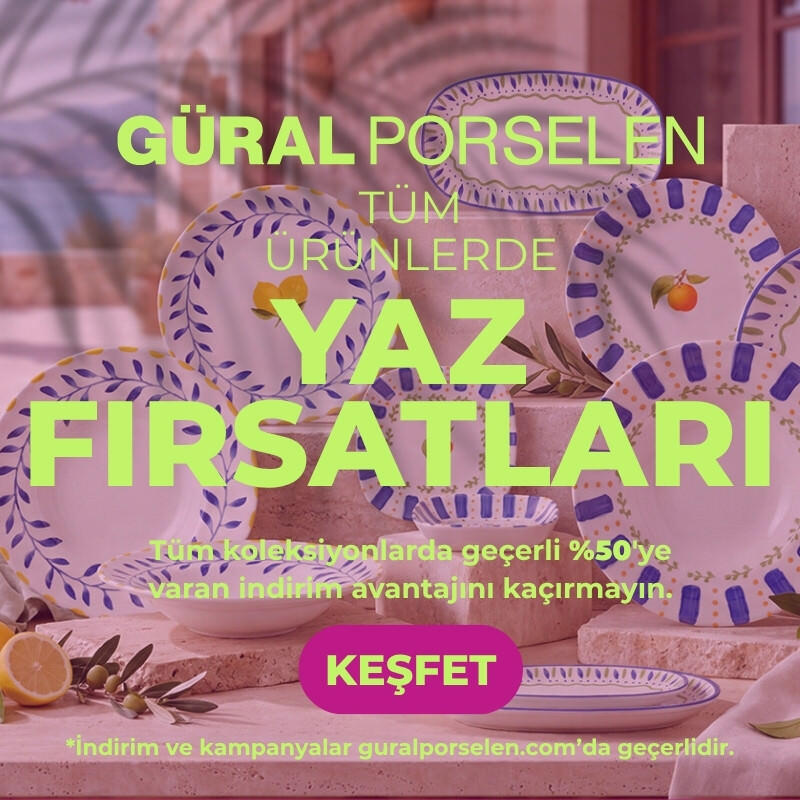 Tüm Ürünlerde %50