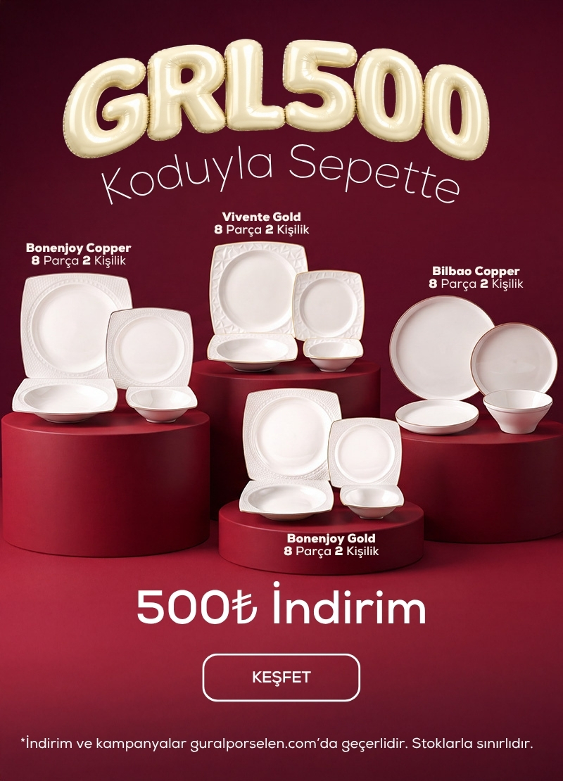 GRL500 Koduyla Sepette 500 TL İndirim