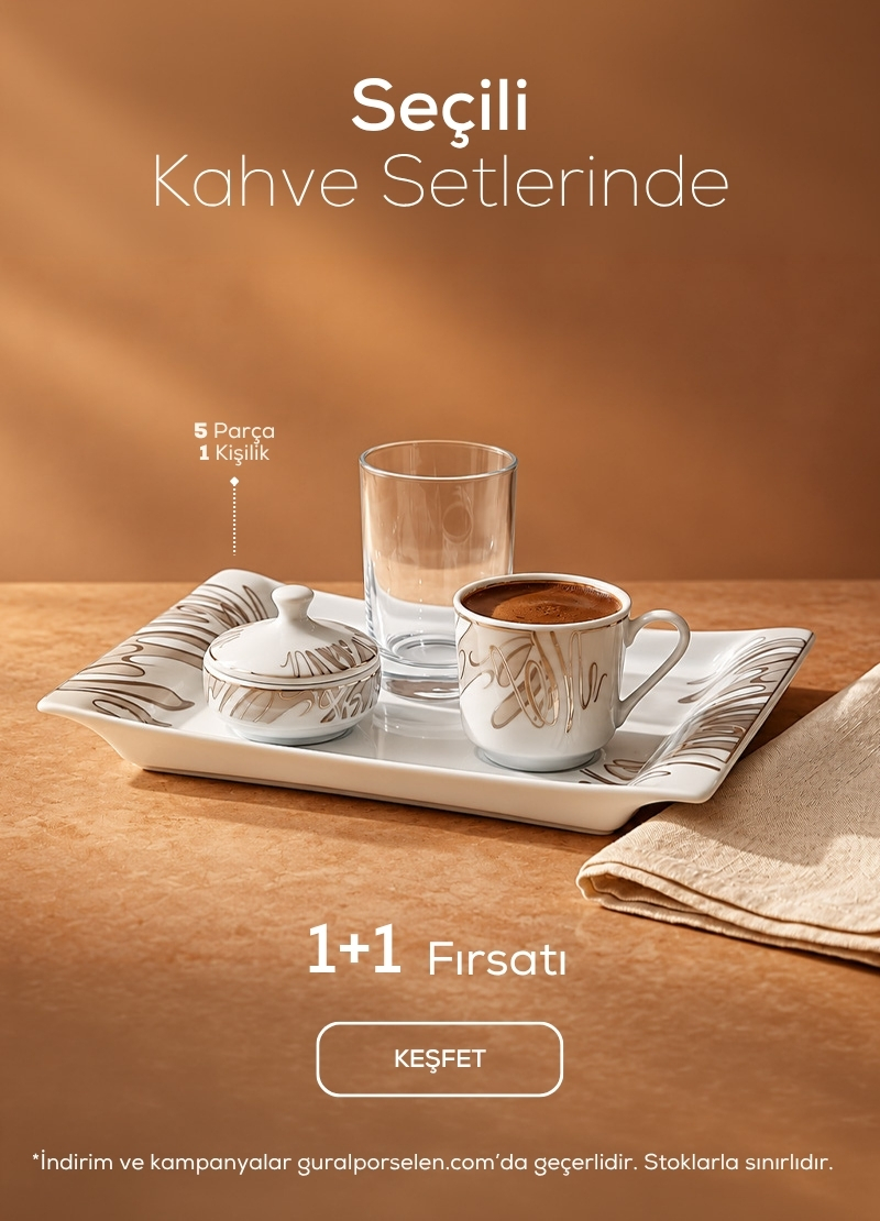 Seçili Kahve Setlerinde 1 Alana 1 Bedava