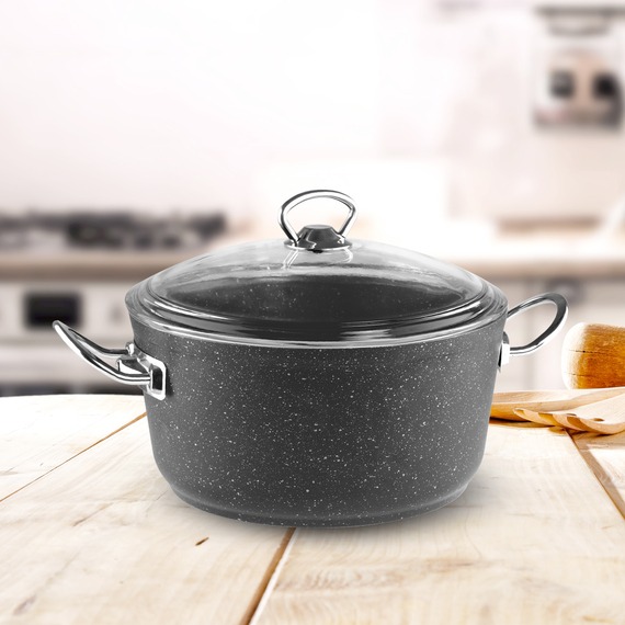 Ametis 26 Cm Granit Derin Tencere - Antrasit - 1