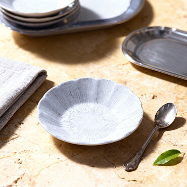 Acem 6 Parça 10 cm Porselen Çay Tabağı Seti - GÜRAL PORSELEN