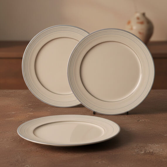 Güral 6 Adet 27 Cm Servis Tabağı Reaktif Agate Vr 969 - 1