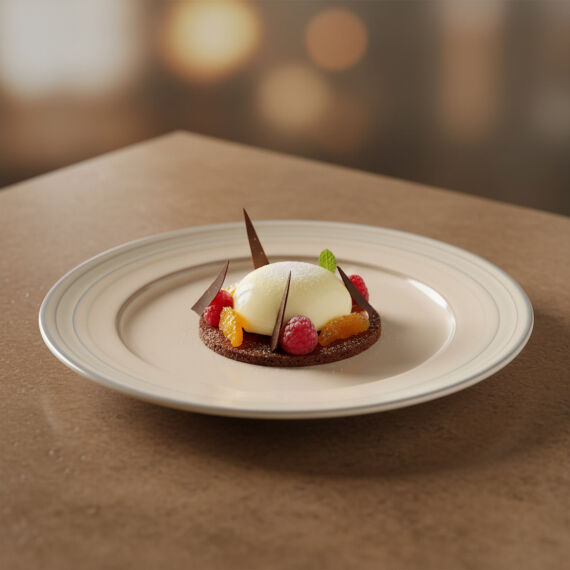 Güral 6 Adet 20 Cm Pasta Tabağı Reaktif Agate 969 - 3