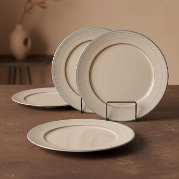 Güral 6 Adet 20 Cm Pasta Tabağı Reaktif Agate 969 - 2