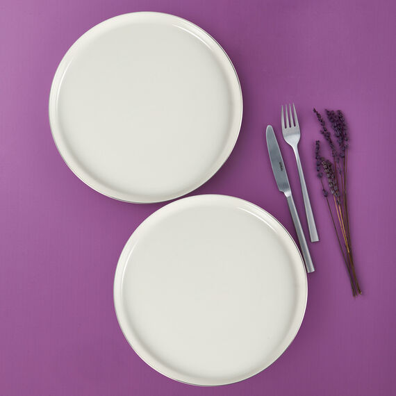 Bilbao 3 Parça 27 Cm Servis Tabağı Gümüş Fıle - 2