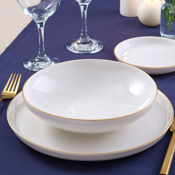 Bilbao 3 Parça Sıngle Yemek Takımı Gold - 2