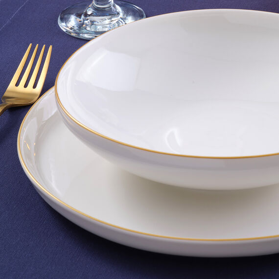 Bilbao 3 Parça Sıngle Yemek Takımı Gold - 3