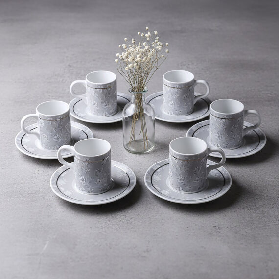 Camelia 12 Parça 6 Kişilik Kahve Fincan Takımı 6707 - 3