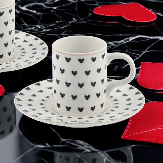 Camelia 2 Kişilik 4 Parça Kahve Fincan Takımı 6656 - 2