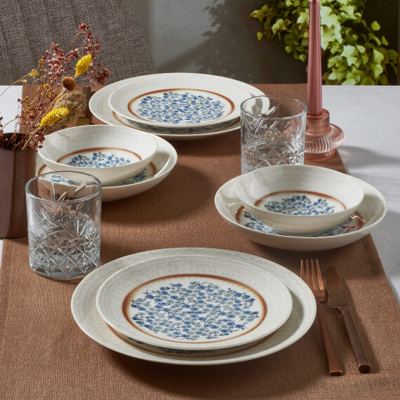 Camelia 24 Parça 6 Kişilik Yemek Takımı 22153 - 1