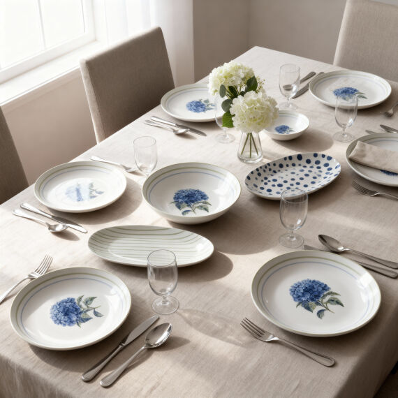 Camelia 30 Parça 6 Kişilik Yemek Takımı 3545 - 5
