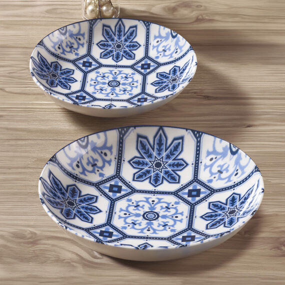 Camelia 6 Parça 20 Cm Çukur Yemek Tabağı 2129 - 1