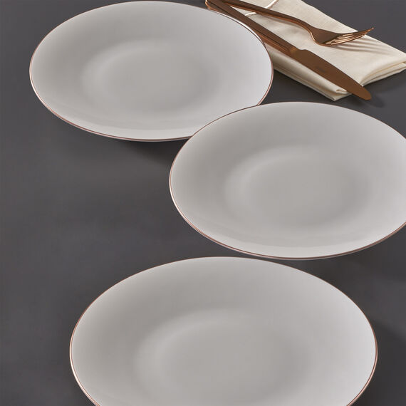 Camelia 6 Parça 20 Cm Pasta Takımı - Copper Bakır - 1