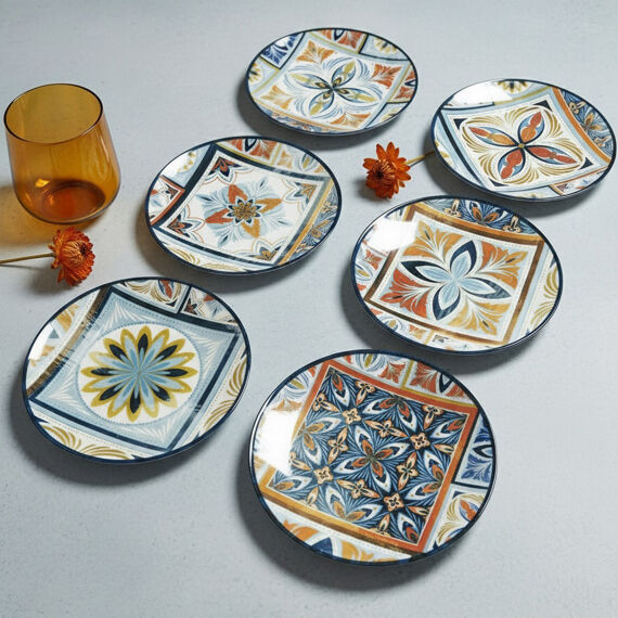 Camelia Harmony Blue 6 Parça 20 cm Pasta Takımı 4270 - 3