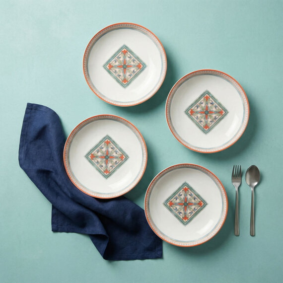 Camelia Rustik 4 Kişilik Çukur Tabak 3033 - 2