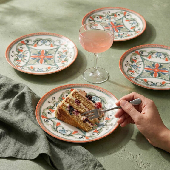 Camelia Rustik 4 Kişilik Pasta Takımı 3053 - 4