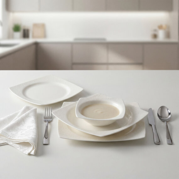 Caroline 24 Parça 6 Kişilik Yemek Takımı 6109 - 3