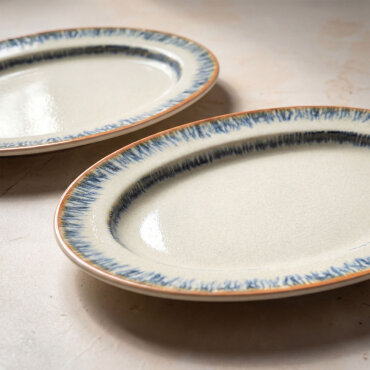 Delta Tide 2'li Kayık Tabak 24 Cm 64311 - GÜRAL PORSELEN