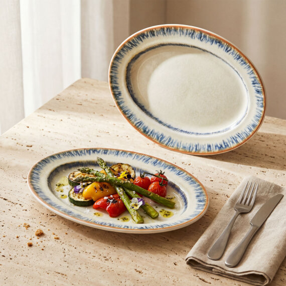 Delta Tide 2'li Kayık Tabak 24 Cm 64311 - 4