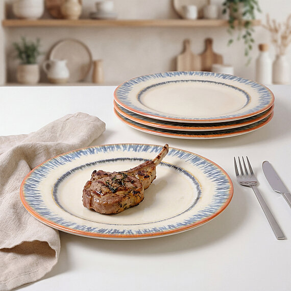 Delta Tide 4'lü Servis Tabağı 27 cm 64311 - 4