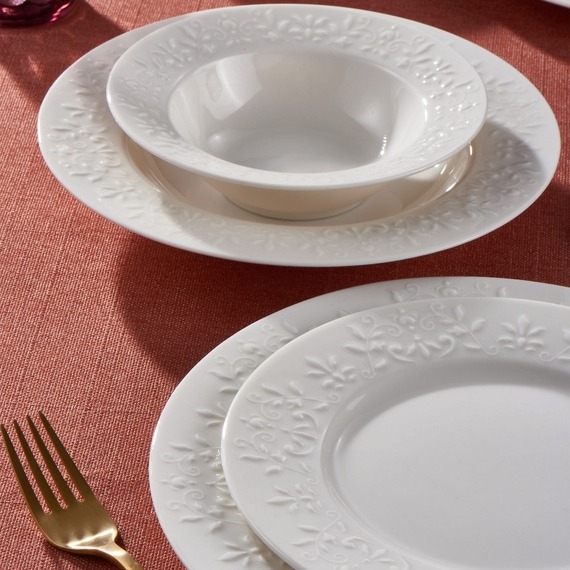 Dilruba 24 Parça 6 Kişilik Bone Yemek Takımı - 3