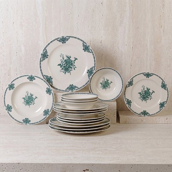 Eda Nostaljik 4 Kişilik 16 Parça Yemek Takım 62843 - 4