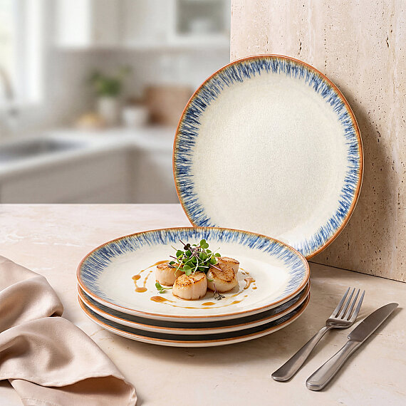 Enternasyonel Tide 4'lü Servis Tabağı 25 cm 64311 - 1