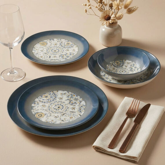 Camelia 24 Parça 6 Kişilik Yemek Takımı 3200 - 4