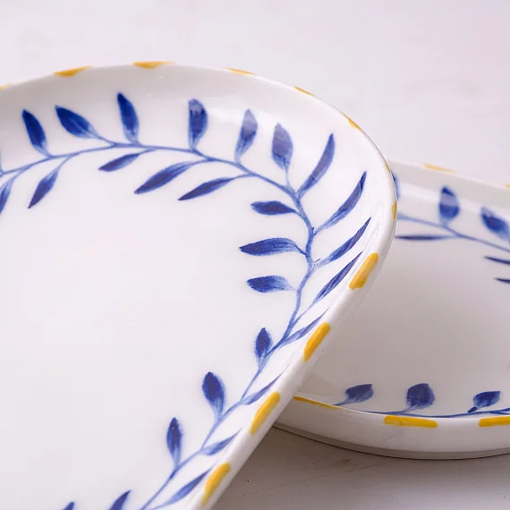Bilbao Limon 2'li 25x15 cm Kayık Tabak Seti 63292 - 2