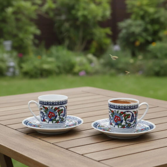 Gözde Double 4 Parça 2 Kişilik Kahve Fincan Takımı 60932 - 7