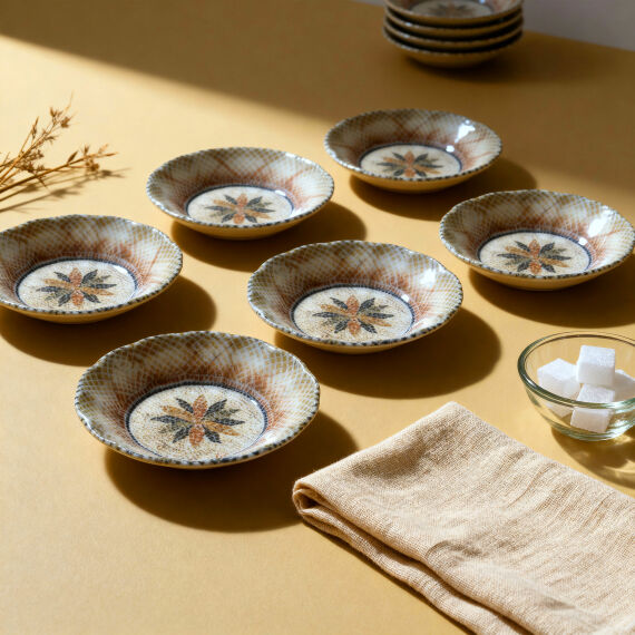 Acem 12 Parça 10 cm Çay Tabağı 3036 - 1