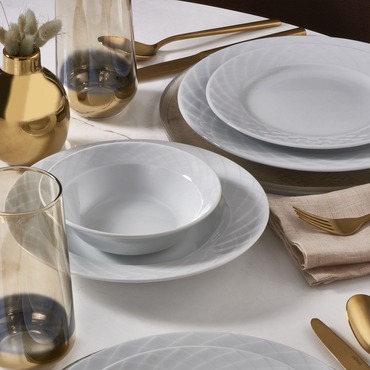 Alfa 36 Parça 6 Kişilik Yemek Takımı - GÜRAL PORSELEN