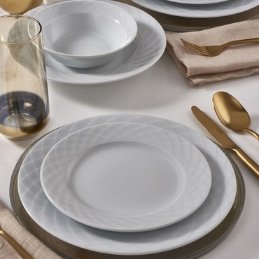 Alfa 60 Parça 12 Kişilik Yemek Takımı - GÜRAL PORSELEN