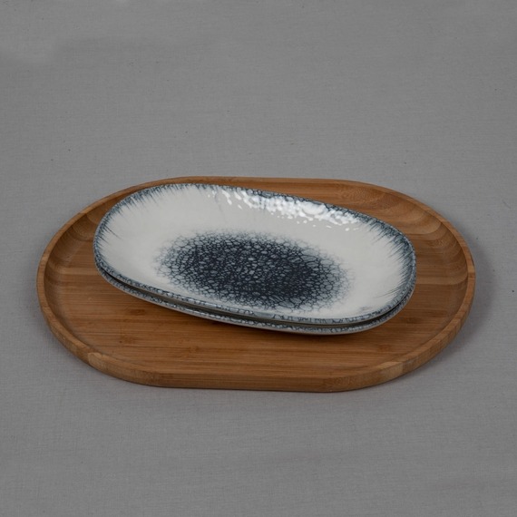 Antares 2 Parça 24 Cm Bone Kayık Tabak - 1