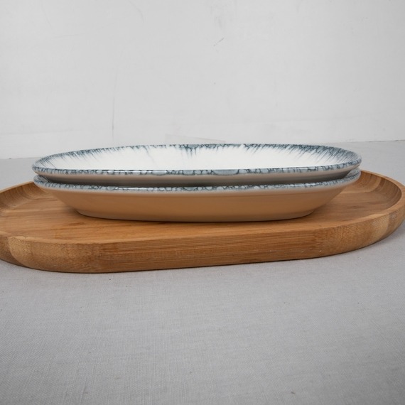 Antares 2 Parça 24 Cm Bone Kayık Tabak - 2