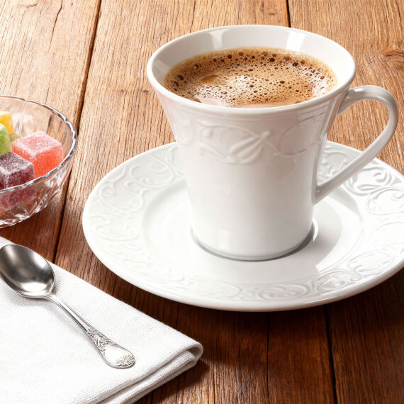 Bahar Dalı 6 Kişilik Kahve Fincan Takımı - 4