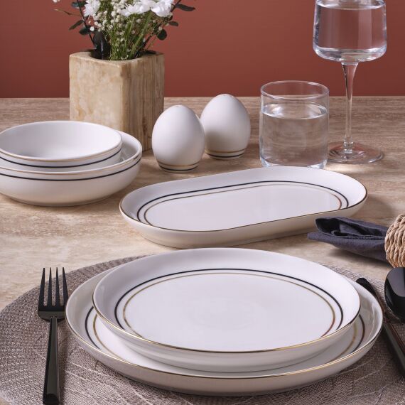 Bilbao 19 Parça 4 Kişilik Yemek Takımı 6611 - 1