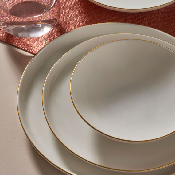 Bilbao 27 Parça 6 Kişilik Yemek Takımı Mat Gold - 2