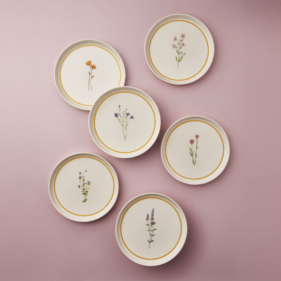 Bilbao 6 Parça 21 cm Pasta Takımı 2955 - 4