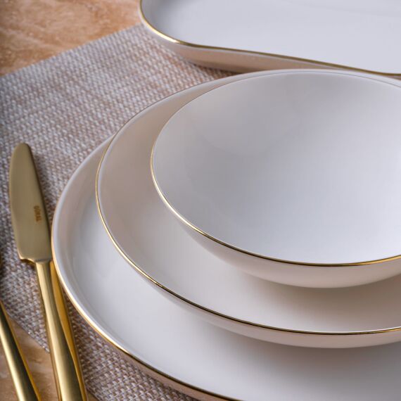 Bilbao 69 Parça 12 Kişilik Yemek Takımı Altın Yaldız 20 - 4