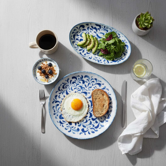 Camelia 12 Parça 4 Kişilik Kahvaltı Takımı 5556 - 2