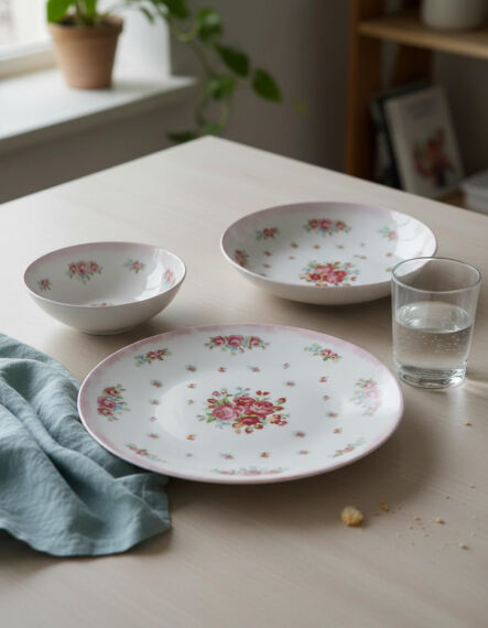 Camelia 12 Parça 4 Kişilik Yemek Takımı 5848 - 1