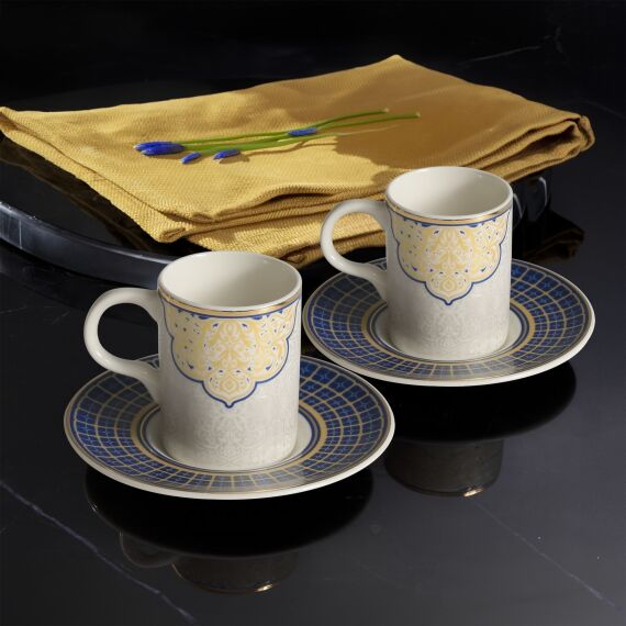 Camelia 12 Parça 6 Kişilik Kahve Fincan Takımı 65721 - 1