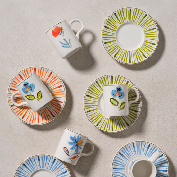 Camelia 12 Parça 6 Kişilik Kahve Fincan Takımı 6580 - 3