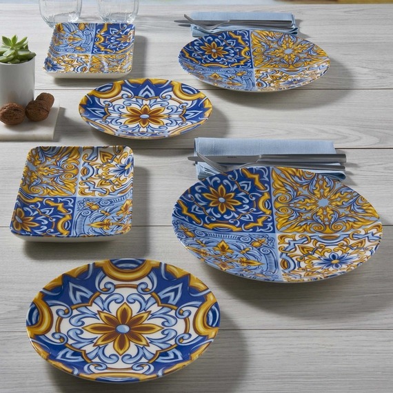 Camelia 18 Parça 6 Kişilik Bone Kahvaltı Takımı - 2188 - 1