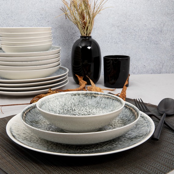 Camelia 18 Parça 6 Kişilik Bone Yemek Takımı - 15357 - 3